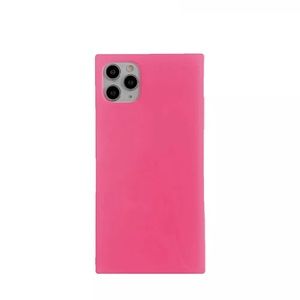 Neon Pink Square Case | iPhone 12 | 12 Pro